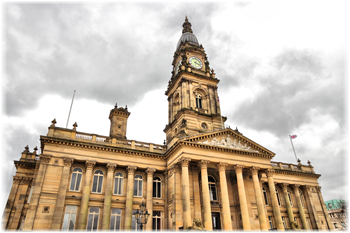 Stock photo; city hall in photo is not connected with example